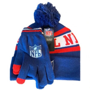 Nfl Team Apparel Hat and gloves set OSFM
